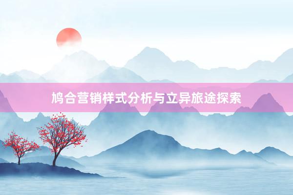 鸠合营销样式分析与立异旅途探索